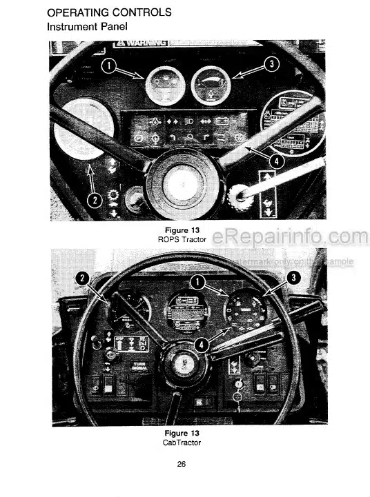 Photo 1 - Case IH 585 Operators Manual Tractor
