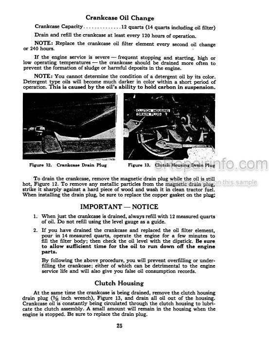 Photo 10 - Case IH 600 Operators Manual Tractor