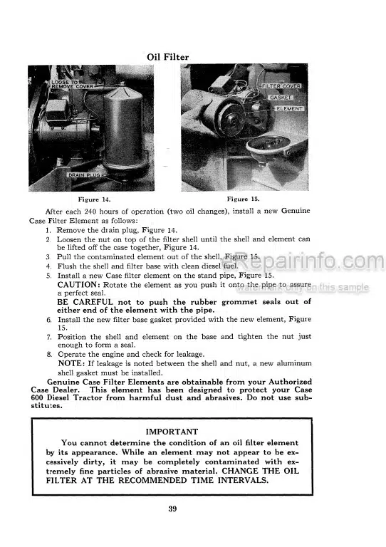 Photo 13 - Case IH 600 Series Operators Manual Diesel Tractor