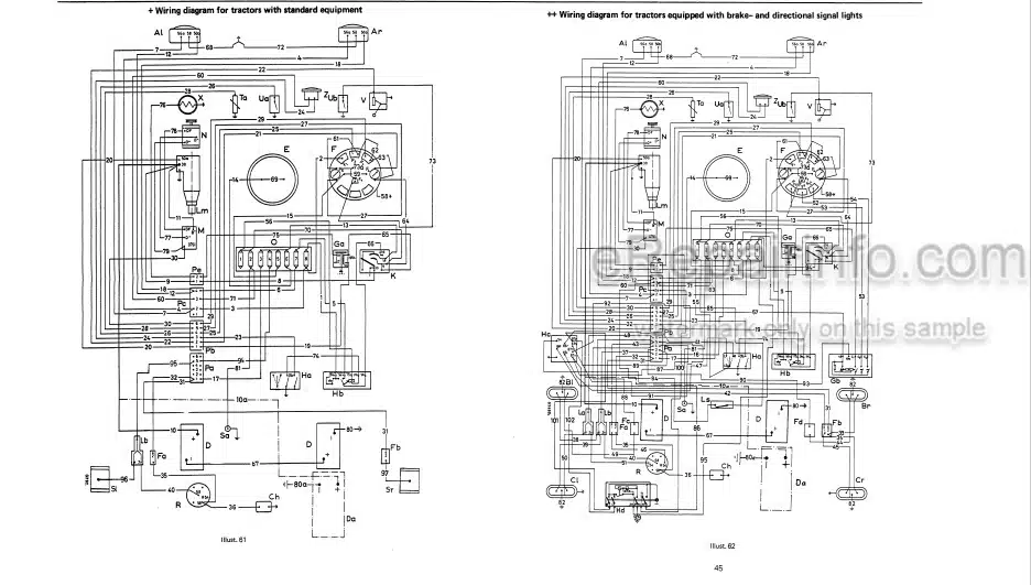 Photo 4 - Case IH 624 724 824 Operators Manual Tractor