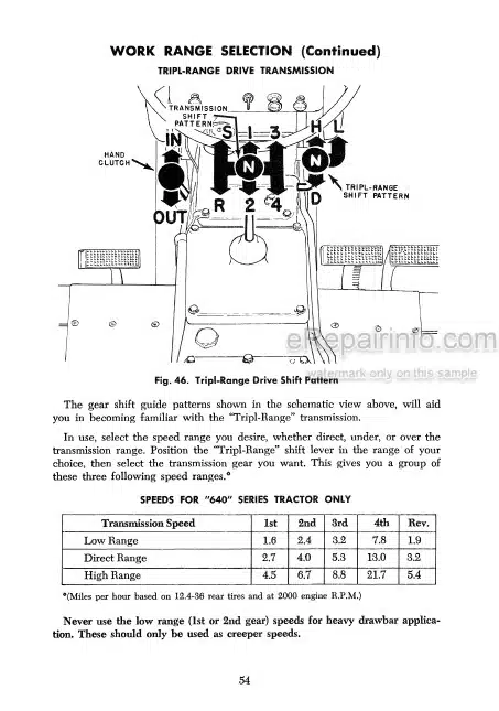 Photo 4 - Case IH 640 641 640C 641C Operators Manual And Supplement Tractor