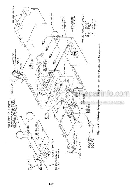 Photo 5 - Case IH 700B Series Operators Manual Gasoline Dual Range Wheel Tractor