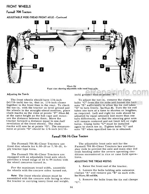 Photo 6 - Case IH 660 Operators Manual Diesel Tractor