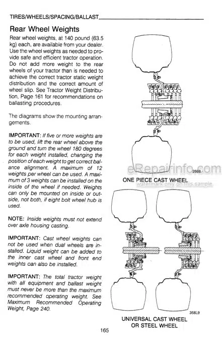 Photo 4 - Case IH 7110E 7120E Operators Manual Tractor