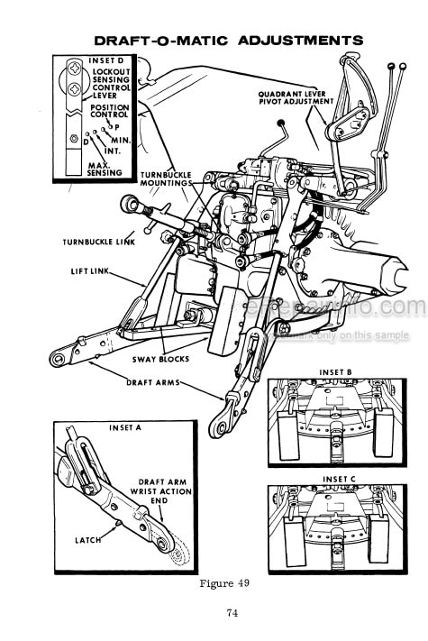 Photo 4 - Case IH 730 830 Operators Manual Tractor 9-1566