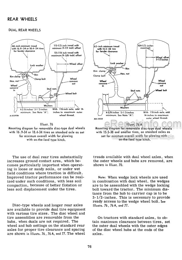 Photo 3 - Case IH 766 Operators Manual Tractor 1084204R1