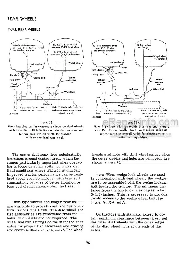 Photo 3 - Case IH 766 Operators Manual Tractor 1084204R1