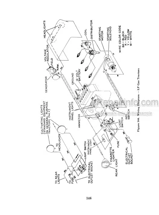 Photo 4 - Case IH 800B Operators Manual Wheel Tractor 9-433