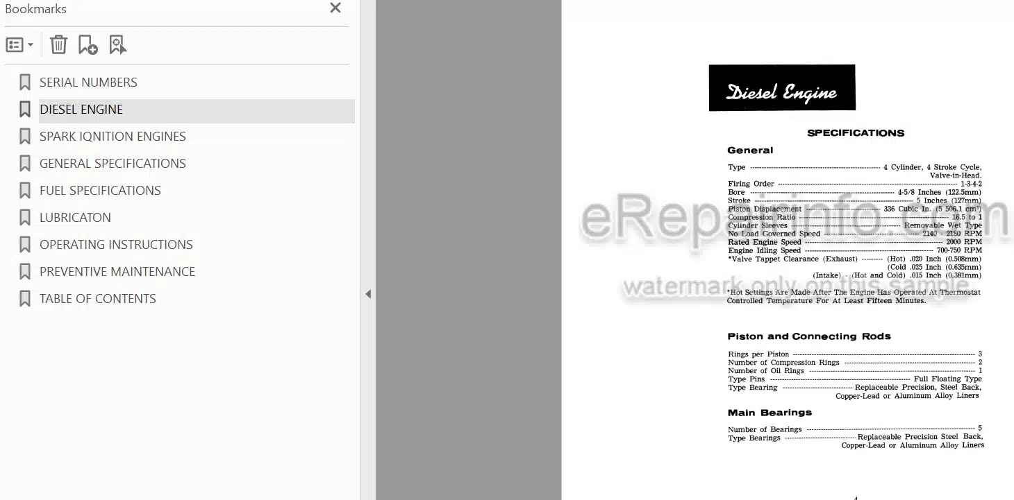Photo 4 - Case IH 870 Operators Manual Tractor 8712001-