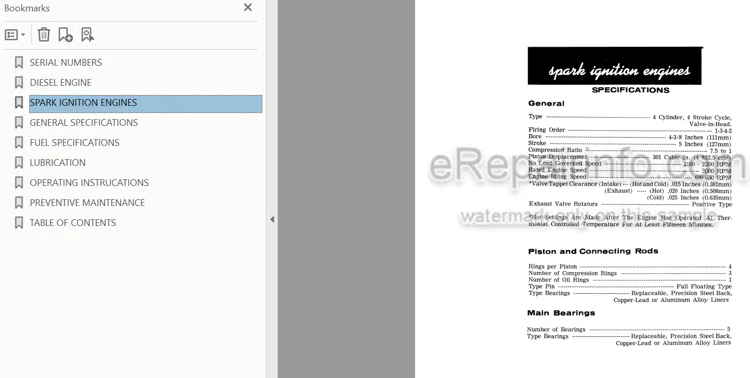 Photo 3 - Case IH 870 Operators Manual Tractor 8727601-