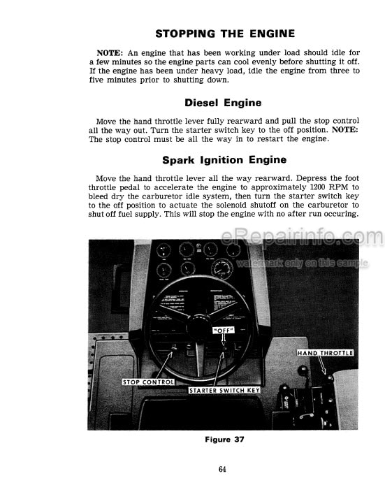 Photo 13 - Case IH 870 Operators Manual Tractor
