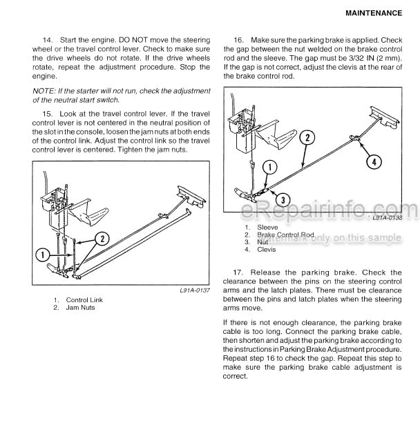 Photo 3 - Case IH 8825 8825HP Operators Manual Windrower Tractor CFH0127601-