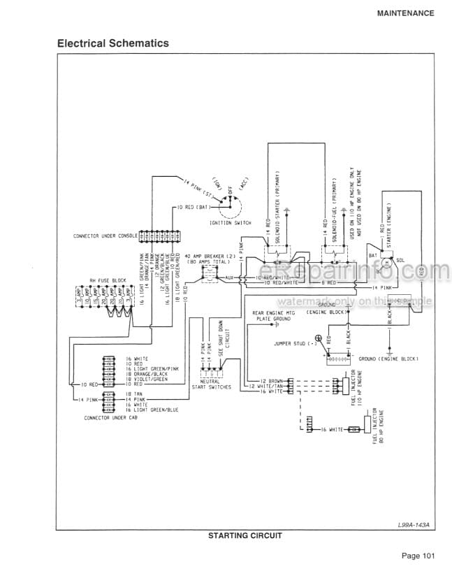 Photo 5 - Case IH 8860 8860HP Operators Manual Windrower Tractor