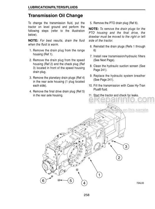 Photo 4 - Case IH 8910 8920 Operators Manual Tractor