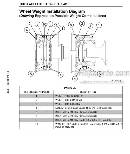 Photo 4 - Case IH 8930 8940 8950 Operators Manual Tractor