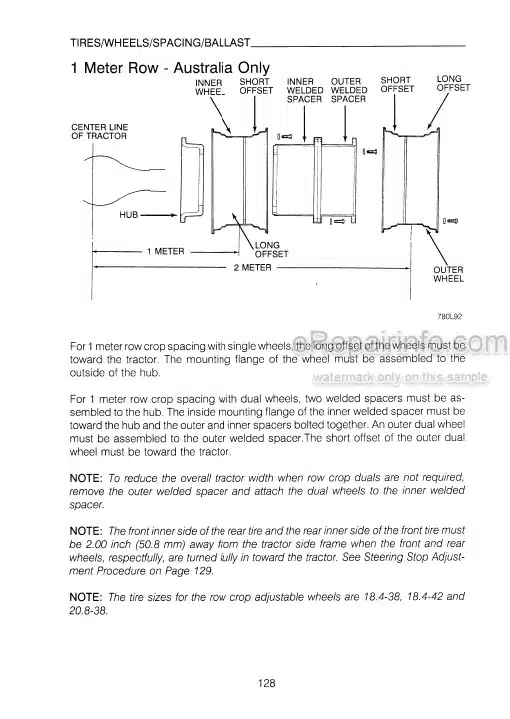 Photo 4 - Case IH 9240 9260 Operators Manual Tractor