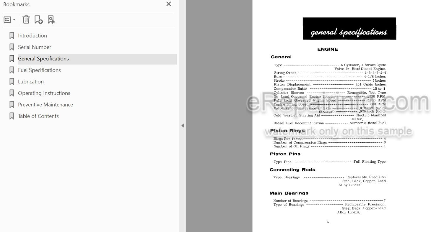 Photo 3 - Case IH 930CK Operators Manual Tractor