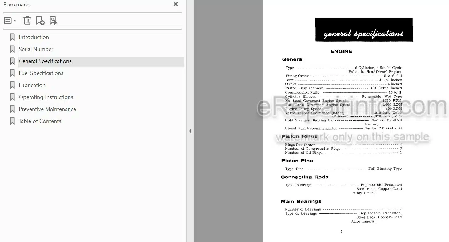 Photo 3 - Case IH 930CK Operators Manual Tractor