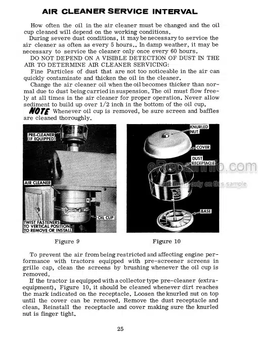 Photo 5 - Case IH 930 Operators Manual Diesel Wheel Tractor