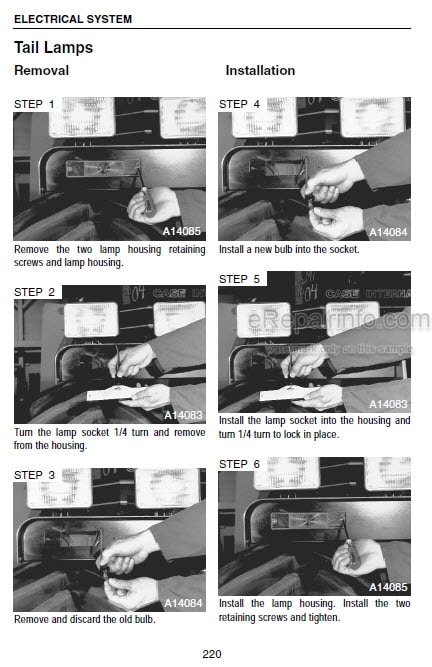 Photo 6 - Case IH 9350 Operators Manual Tractor