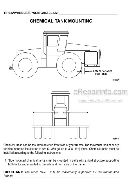Photo 4 - Case IH 9370 9380 Operators Manual Tractor
