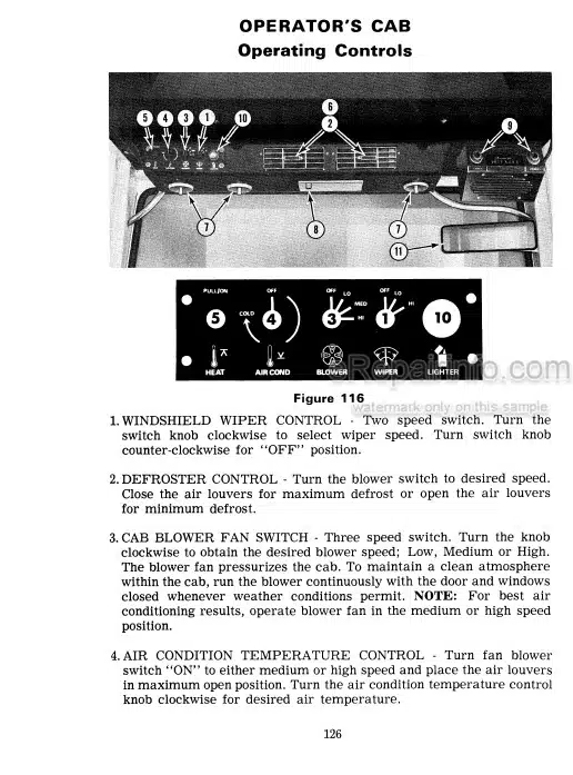 Photo 9 - Case IH 970 Operators Manual Tractor 8712001-