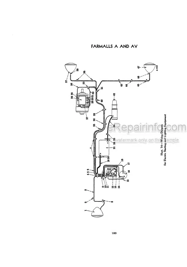 Photo 4 - Case IH A AV Owner's Manual Tractor