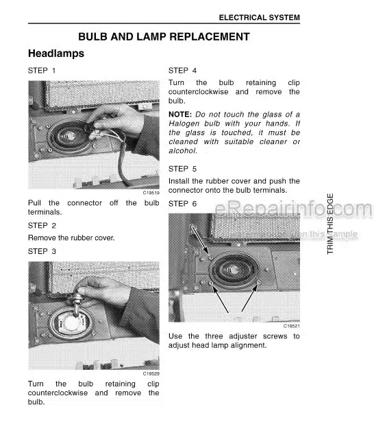 Photo 3 - Case IH C50 C60 C70 C80 C90 C100 Operators Manual Tractor