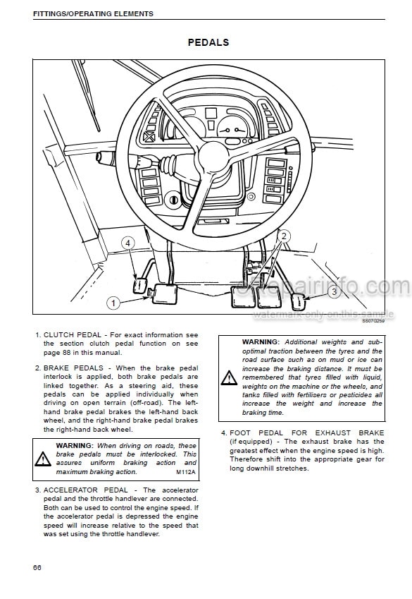 Photo 3 - Case IH CS85 Pro CS95 Pro CS105 Pro Operators Manual Tractor