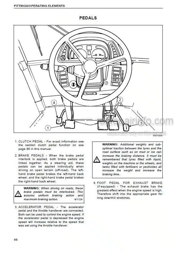 Photo 3 - Case IH CS85 Pro CS95 Pro CS105 Pro Operators Manual Tractor