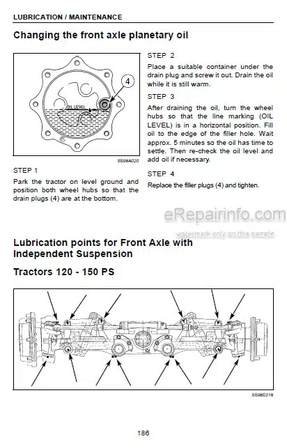Photo 5 - Case IH CVX120 CVX130 CVX150 CVX170 Operators Manual Tractor -DBD0080555