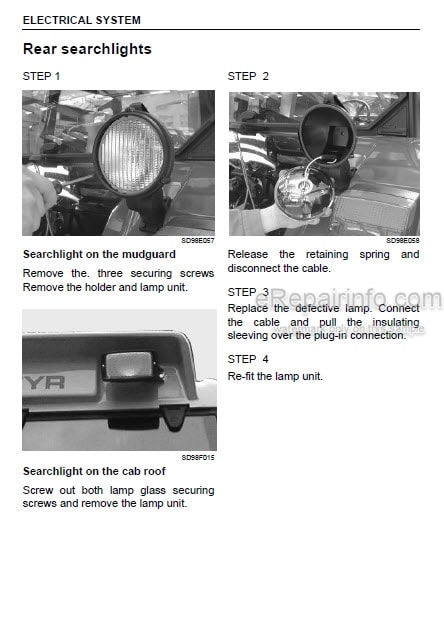 Photo 2 - Case IH CVX120 CVX130 CVX150 CVX170 Operators Manual Tractor