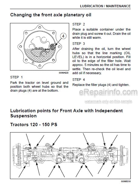 Photo 5 - Case IH CVX120 CVX130 CVX150 CVX170 Operators Manual Tractor -DBD83291