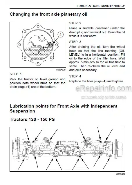 Photo 5 - Case IH CVX120 CVX130 CVX150 CVX170 Operators Manual Tractor -DBD83291