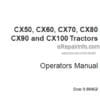 Photo 4 - Case IH CX50 CX60 CX70 CX80 CX90 CX100 Operators Manual And Supplement Tractor