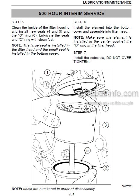 Photo 5 - Case IH CX50 CX60 CX70 CX80 CX90 CX100 Operators Manual And Supplement Tractor
