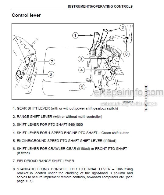 Photo 5 - Case IH CX78 CX78A CS86A CS94A Multi-Trac Operators Manual Tractor