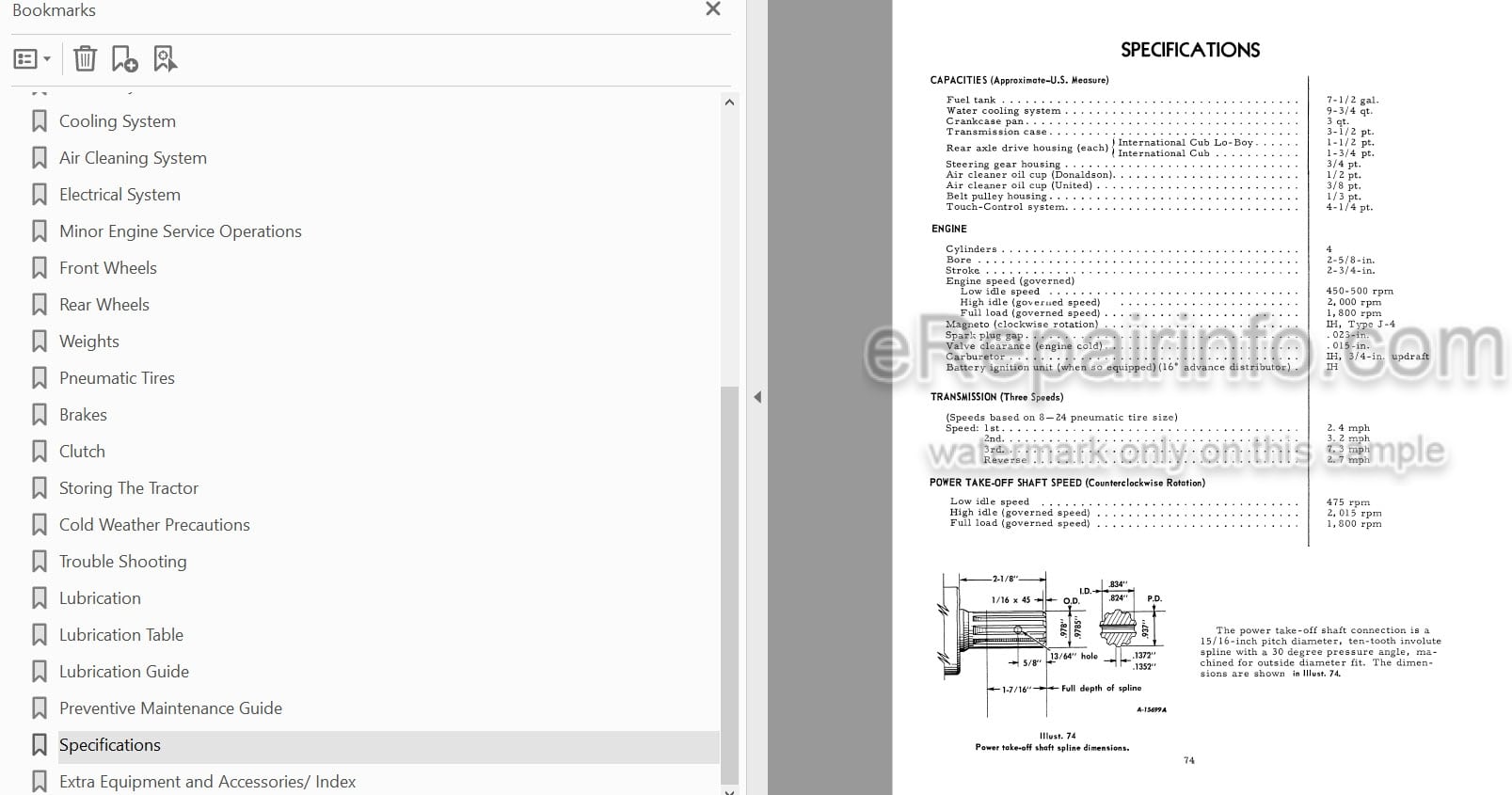 Photo 3 - Case IH Cub Cub Lo-Boy Operators Manual Tractor