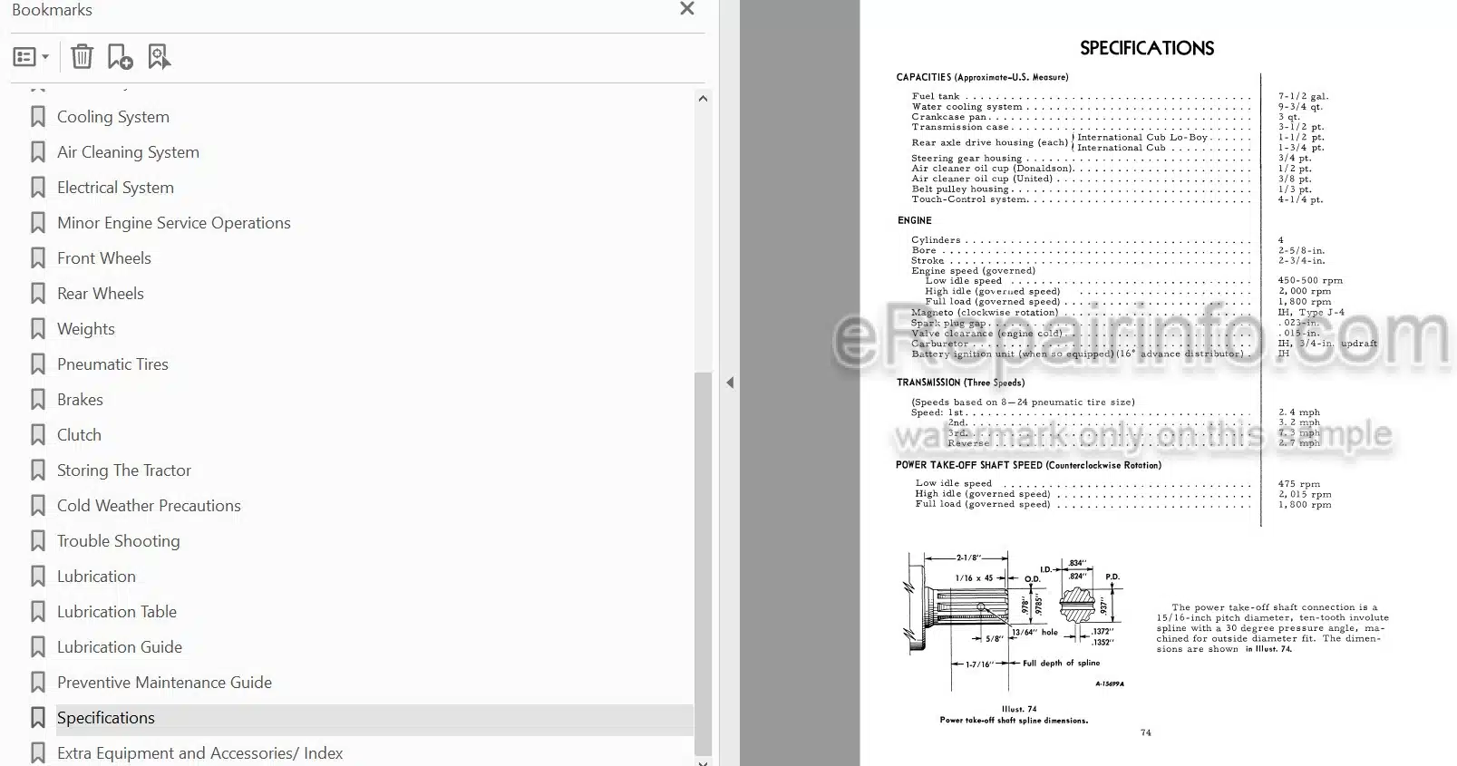 Photo 3 - Case IH Cub Cub Lo-Boy Operators Manual Tractor