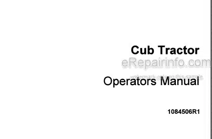 Photo 4 - Case IH Cub Operators Manual Tractor