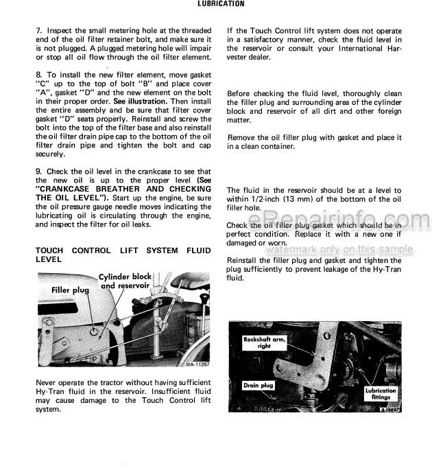 Photo 6 - Case IH CX78 CX78A CS86A CS94A Multi-Trac Operators Manual Tractor