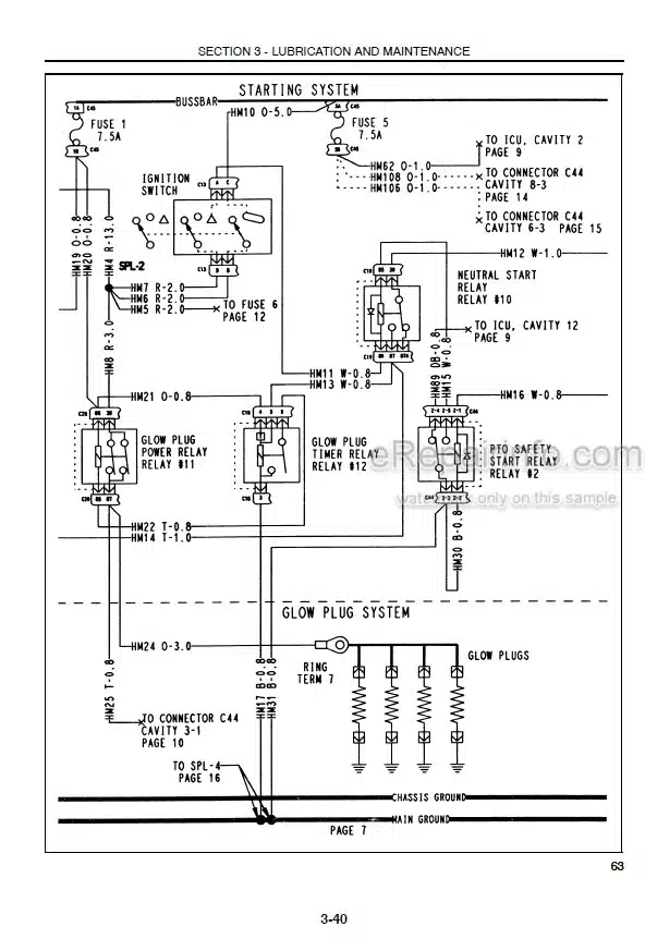 Photo 3 - Case IH D35 D40 D45 Operators Manual Tractor