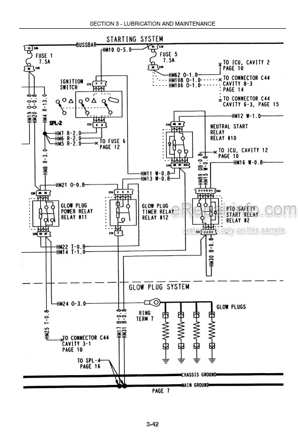 Photo 3 - Case IH D35 D40 D45 Operators Manual Tractor Z6DE01001-