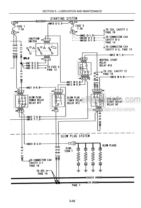 Photo 3 - Case IH D35 D40 D45 Operators Manual Tractor Z6DE01001-