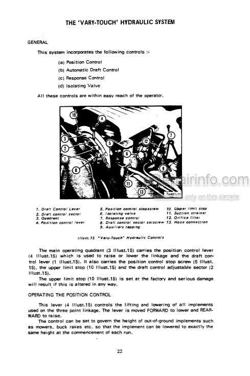 Photo 5 - Case IH International 424 Operators Manual Tractor