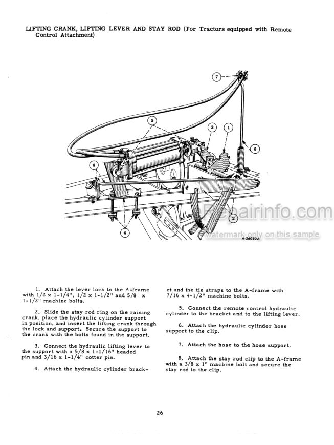 Photo 5 - Case IH McCormick No.27-V Operators Manual Tractor Mower 1010500R7