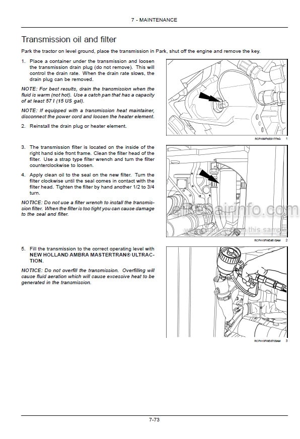 Photo 1 - Case IH T9.435 T9.480 T9.530 T9.565 T9.600 T9.645 T9.700 Operators Manual Tractor 84562257