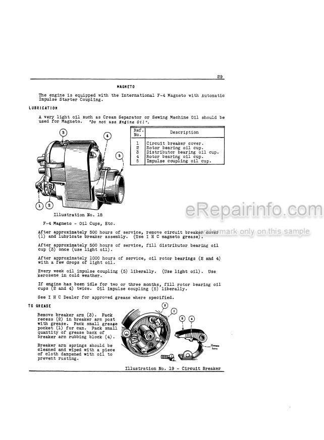 Photo 7 - McCormick MC95 MC105 MC115 Parts Manual Tractor