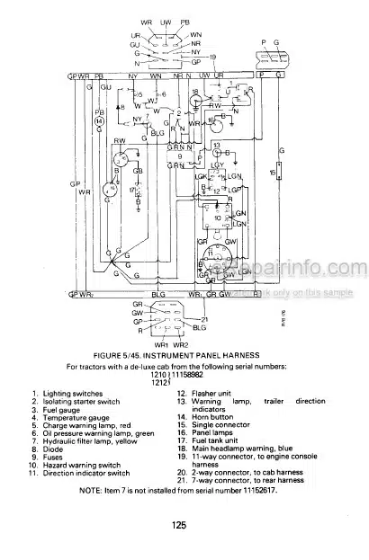 Photo 3 - David Brown 1210 1212 Supplement And Operating Maintenance Manual Tractor