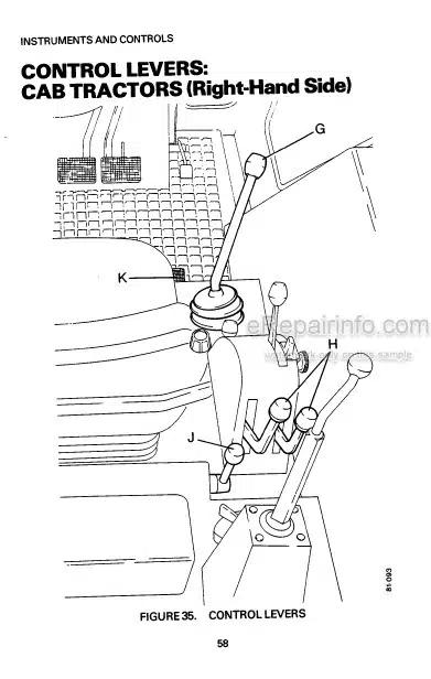 Photo 4 - David Brown 1290 1390 Operators Manual Tractor